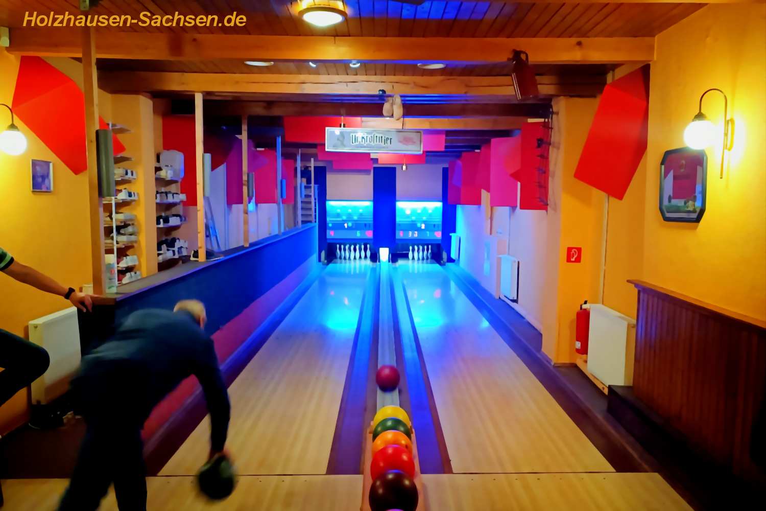 Foto: Bowlingbahn im Gasthof Holzhausen (Leipzig)