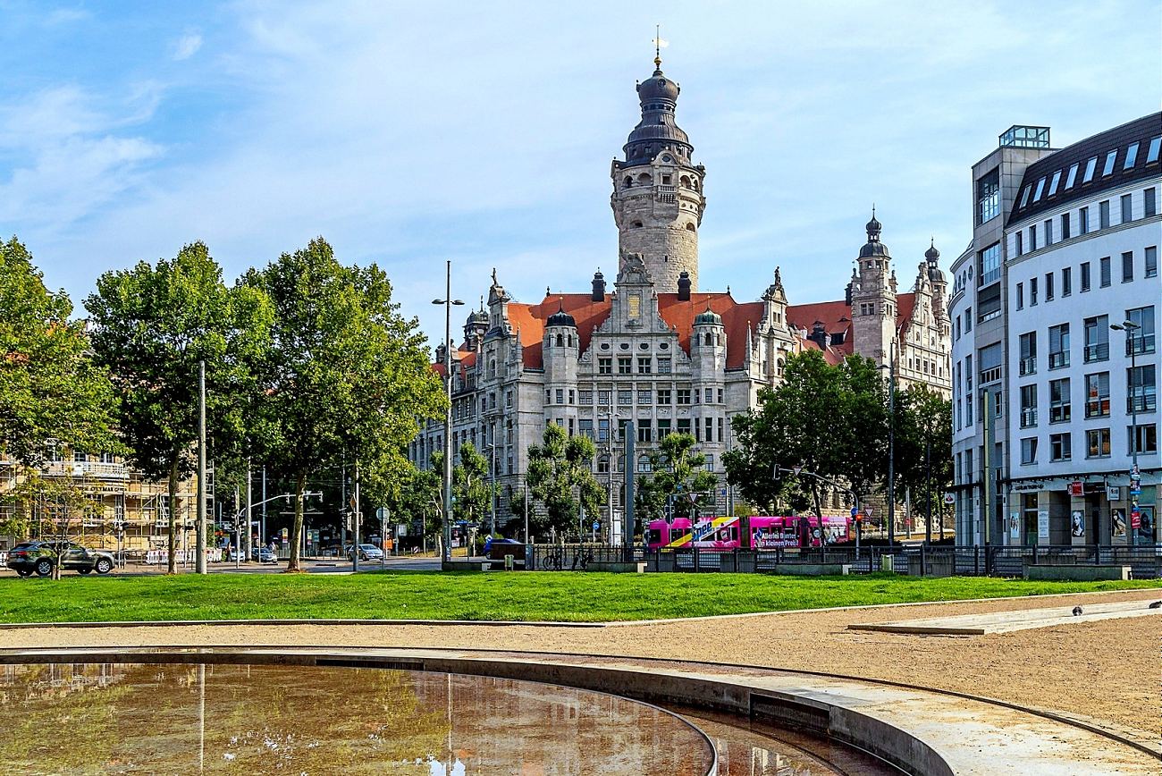 Neues Rathaus in Leipzig