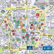 Citymap mit wichtigen Sehensw�rdigkeiten