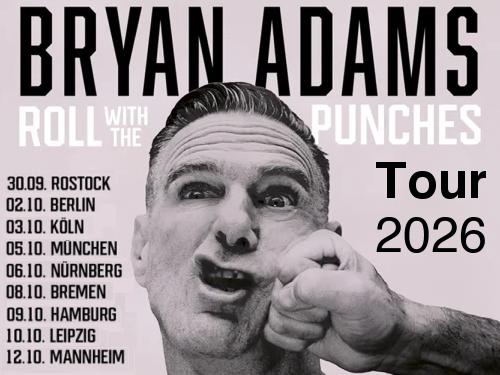 Bryan Adams Konzert Leipzig - Termine, Preise und Tickets
